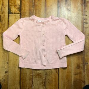 Gap cardigan sweater size xs pink lightweight cotton back to school